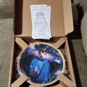 Star Trek McCoy Collectible Plate. McCoy . 1991.